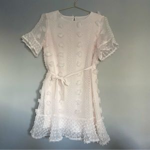 Savi mom Nordstrom maternity dress Pale pink delicate baby pink shower cottage